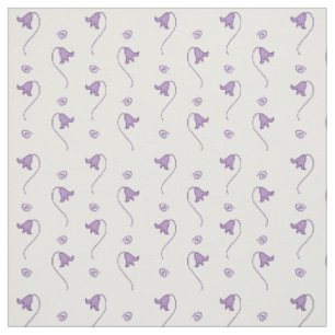 Tissu Floral Bells Motif