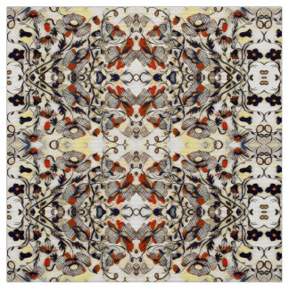 Tissu Floral Citrouille orange
