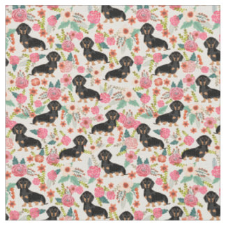 Tissu floral de Doxie - noircissez et bronzez le