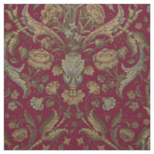 Tissu Floral & Folithe Imitation Tapisserie Motif de tis