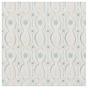 Tissu Floral moderne Pastel du Moyen-siècle