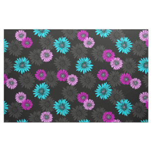 Tissu Floral psychédélique vintage de Dayz de marguerite