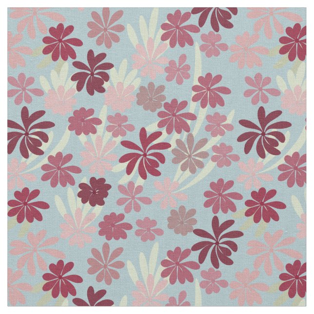 Tissu Flore de Noël rétro (Fermer)