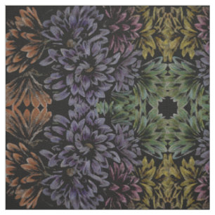 Tissu Flower Art Fabric Floral Art Linen Coton ou Poly