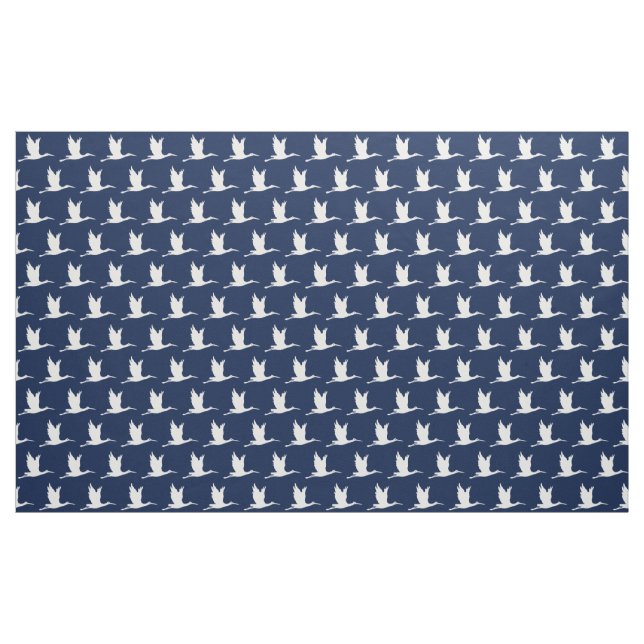 Tissu Flying white stork (Yard)