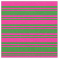 Forêt vert et profond rose rayures/lignes Motif