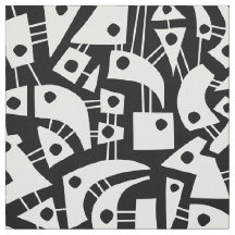 Formes Abstraites 180318 - Blanc sur noir