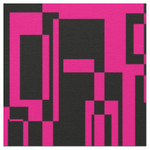 Formes abstraites rose/noir