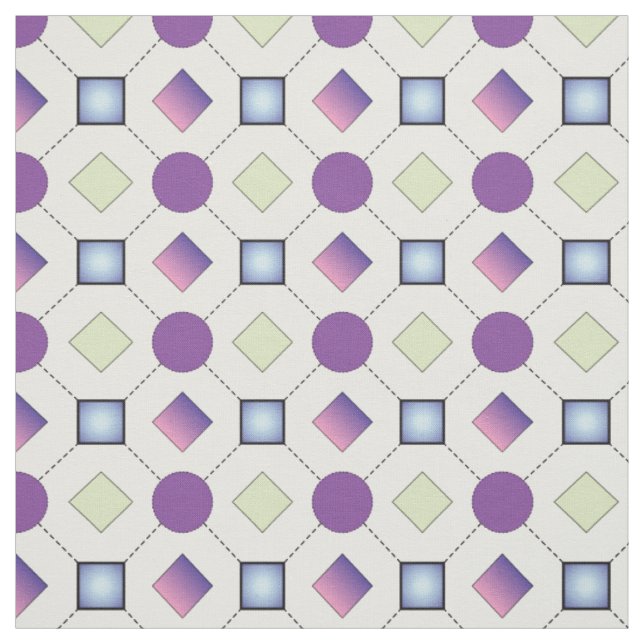 Tissu Formes géométriques Motif de structure (Échantillon)