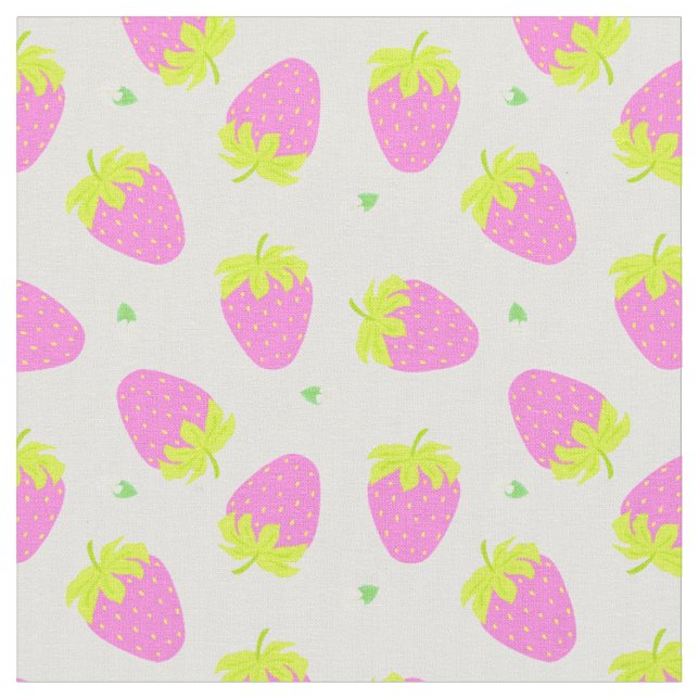 Tissu Fraise rose (Fermer)