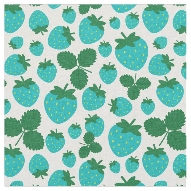 Tissu Fraises (Fermer)