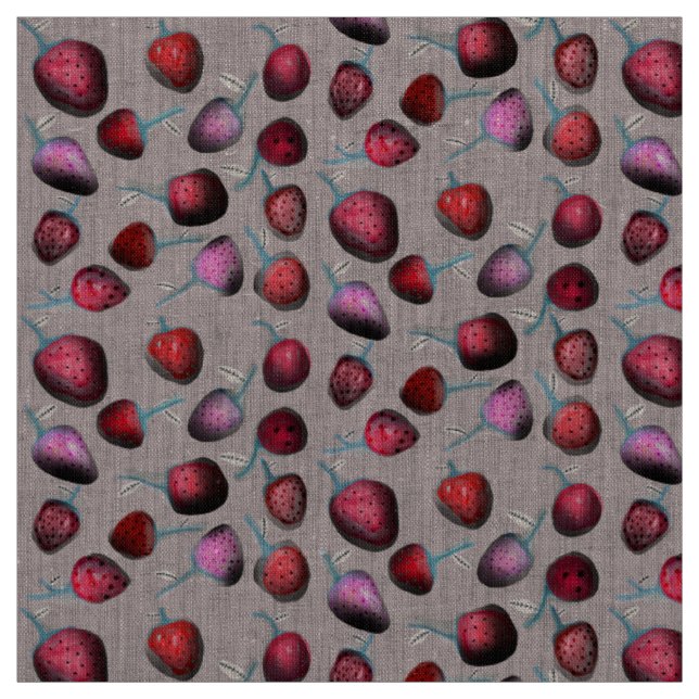 Tissu Fraises (Échantillon)