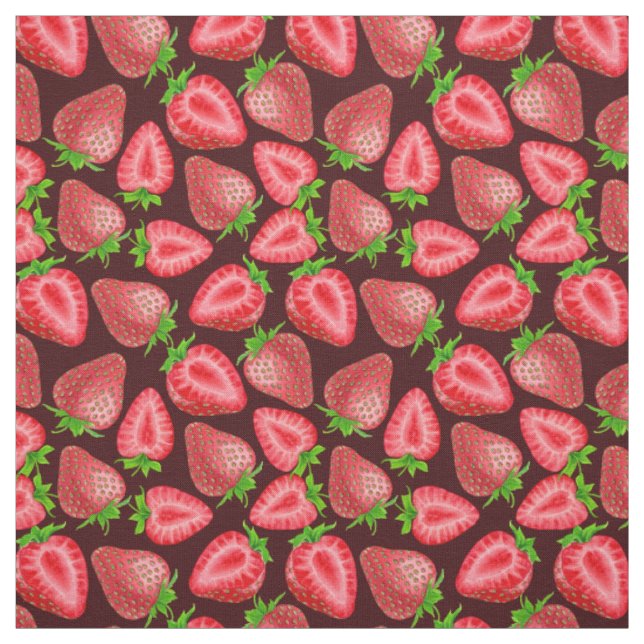 Tissu Fraises (Échantillon)