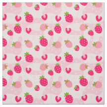Fraises et tourbillons amusants en rose,