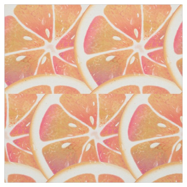 Tissu Fruit aux agrumes de pamplemousse (Échantillon)