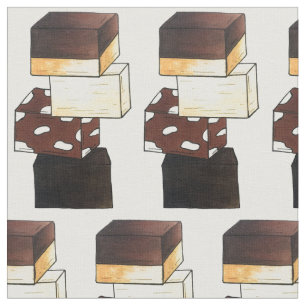 Tissu Fudge Stack Confection Confection Sucres de confis