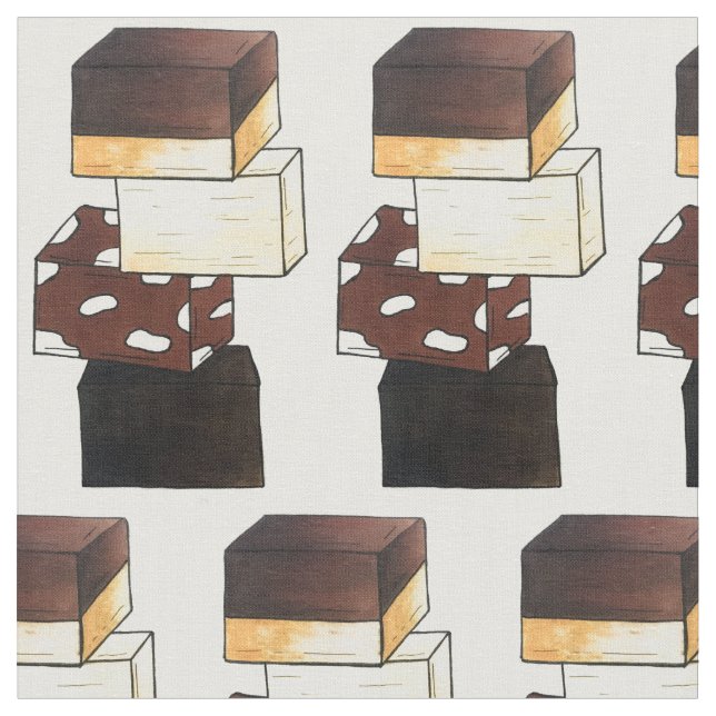 Tissu Fudge Stack Confection Confection Sucres de confis (Fermer)