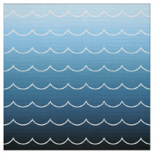 Fun Modern Wave Motif Blue Gradient