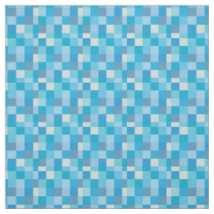 Tissu Gamer bleu du motif   de Lapis Pixelated