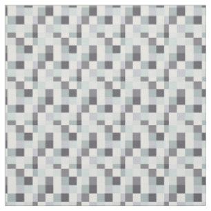 Tissu Gamer gris du motif   de Pixelated