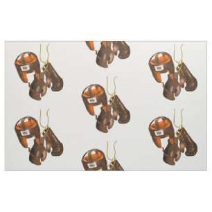 Tissu Gants et casque de boxe vintages
