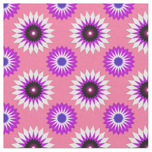 Tissu Genderfluidité couleurs de fierté /motif de fleurs
