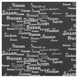 Tissu générateur de motif txt de nom personnalisé