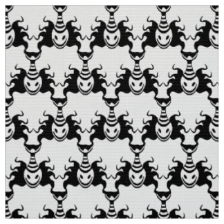 Tissu Genie Ghost Sortant de Lampe Motif sans couture