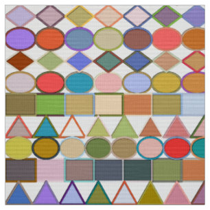 Tissu Géométrique Tribale moderne, plusieurs pastels en