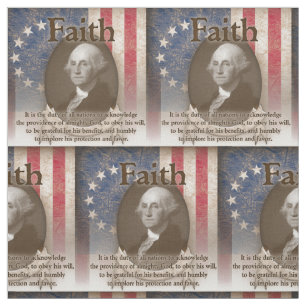 Tissu George Washington - foi