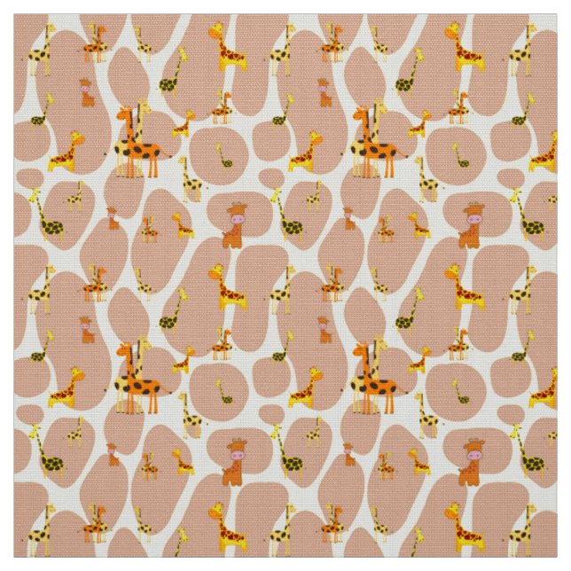 Tissu Giraffes (Échantillon)