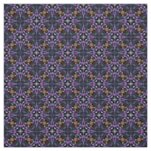 Tissu Glitch2 Huit bleu Star Motif Fabric