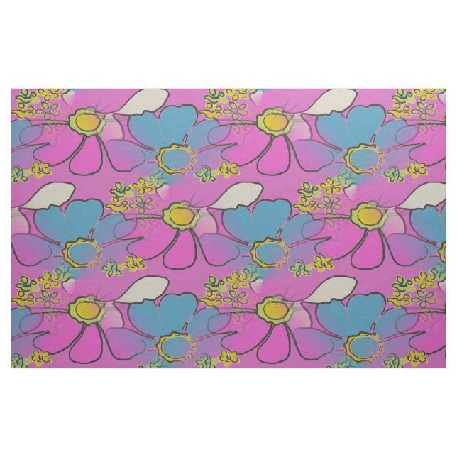 Tissu Go Daisy (Fat Quarter)