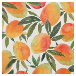 Tissu GO GO GO GO GO Motif de fruits tropicaux