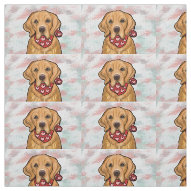 Tissu Golden Retriever (Échantillon)
