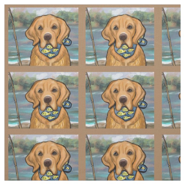 Tissu Golden Retriever (Échantillon)