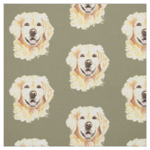Tissu Golden Retriever chien animal Poster de animal