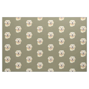 Tissu Golden Retriever chien animal Poster de animal