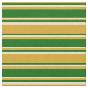 Tissu Goldenrod, Vert foncé et Motif bronzé