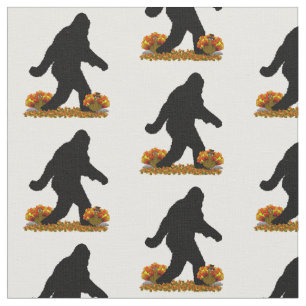 Tissu Gone Squatching pour Thanksgiving Turquie
