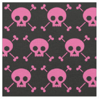 Goth Girl Pink Black Skuls Motif Cool