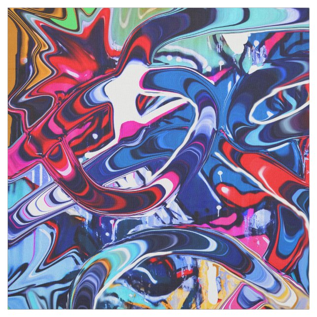 Tissu Graffiti (Échantillon)