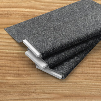 Tissu Grain de charbon Faux Cuir
