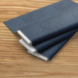 Tissu Grains Bleus Faux Cuir