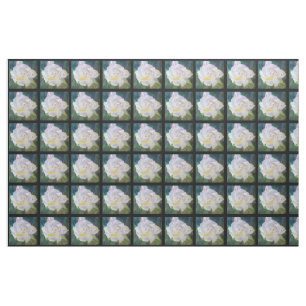 Tissu Grand gardénia crème