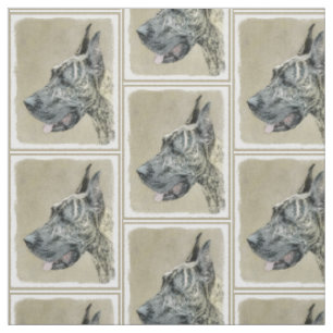 Tissu Grande Danse (Brindle) Peinture - Art Chien origin