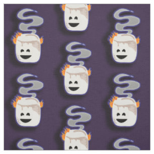 Tissu Grande guimauve fumeuse de Smore