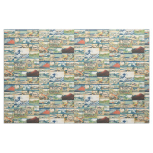 Tissu Grandes copies de Japonais de Hokusai le mont Fuji