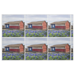 Tissu Grange Paysage Texas Avec Bluebonnets