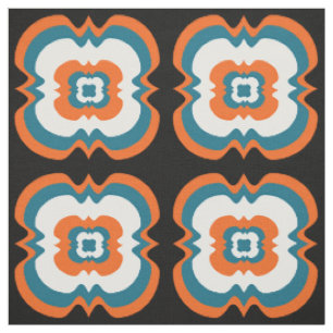 Tissu Gras moderne Big Funky Carré Répéter Motif
